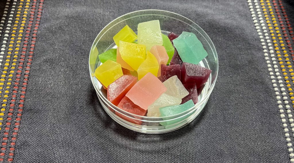 daiyatō (diamond candy) from beniya miyake, also known as kohakutō