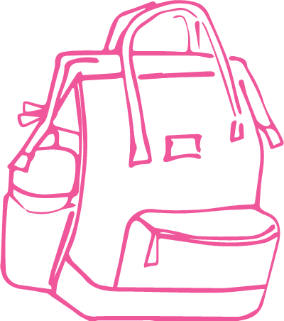 Backpack lineart