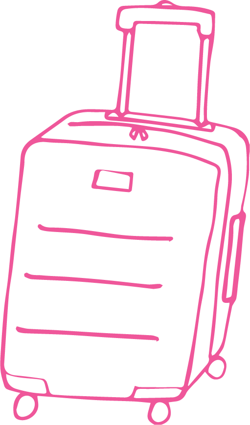 luggage lineart