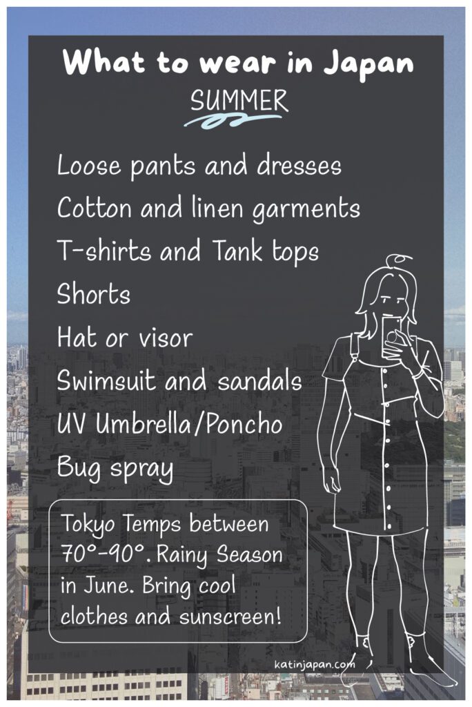 what to wear in japan summer