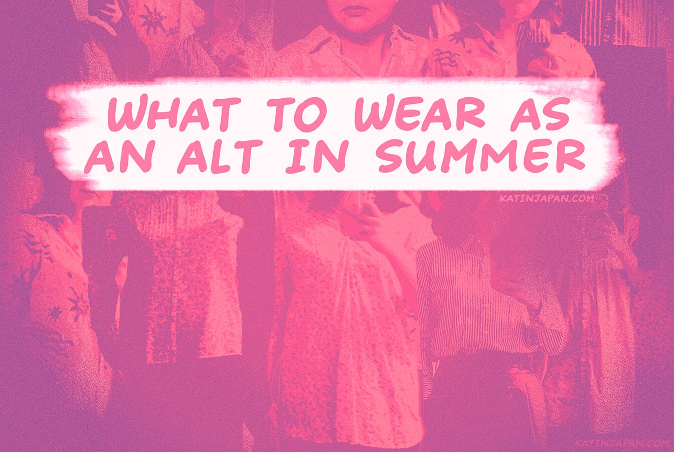 What to wear as an ALT in summer title image. Light purple and pink melange of images of workwear