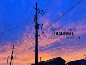 What to wear as an ALT in summer title image. Light purple and pink melange of images of workwear