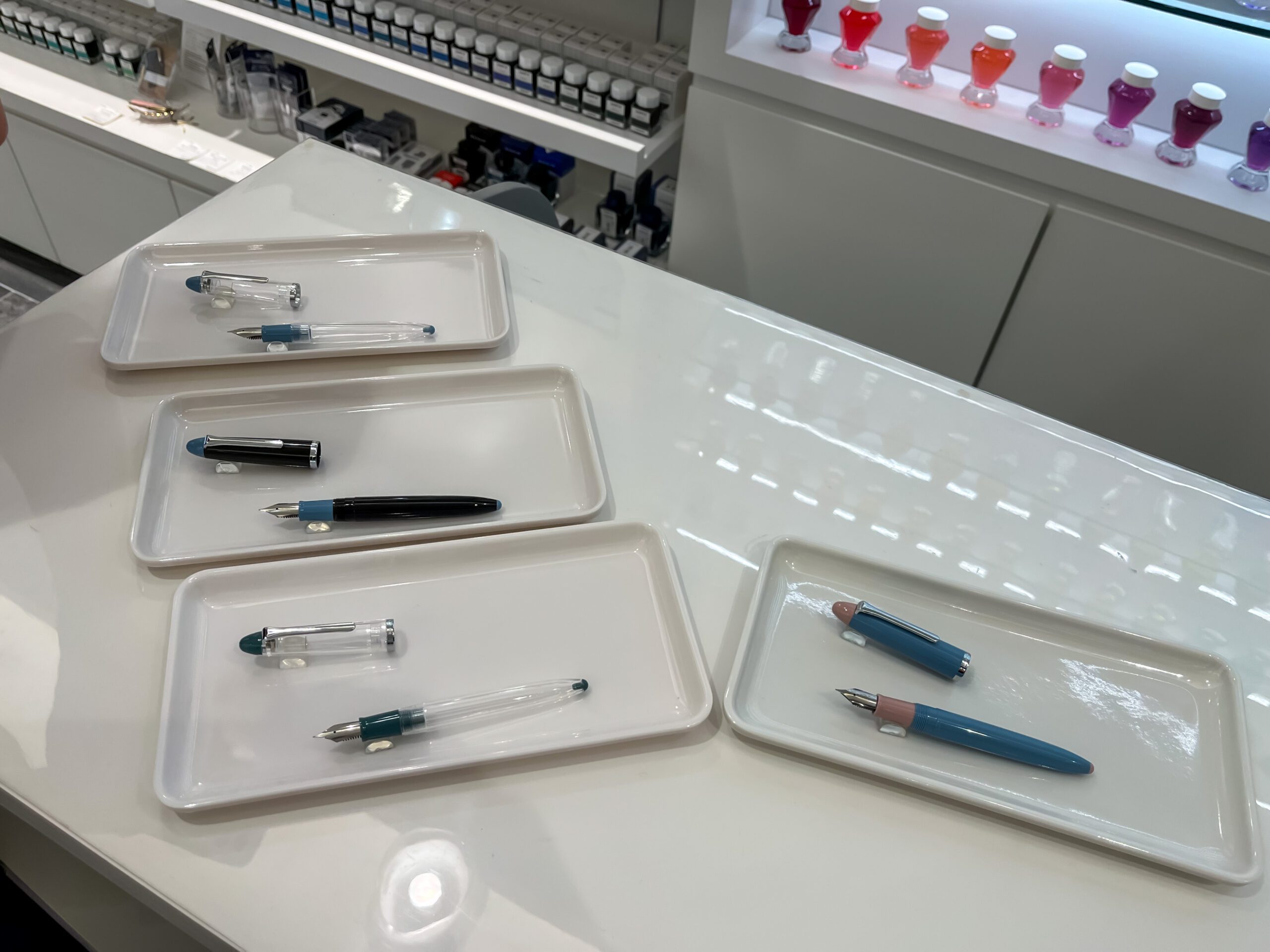 4 bespoke fountain pens